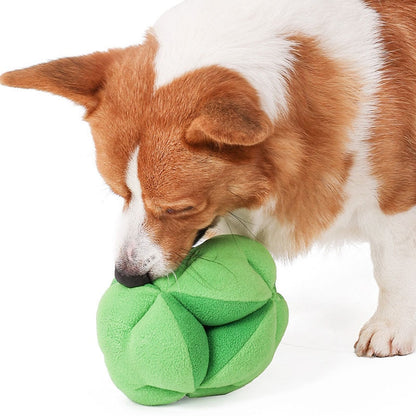 Snuffle Broccoli Dog Puzzle Toys