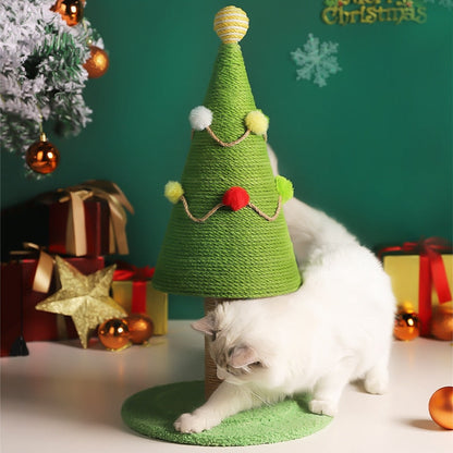 Christmas Tree Cat Scratching Frame