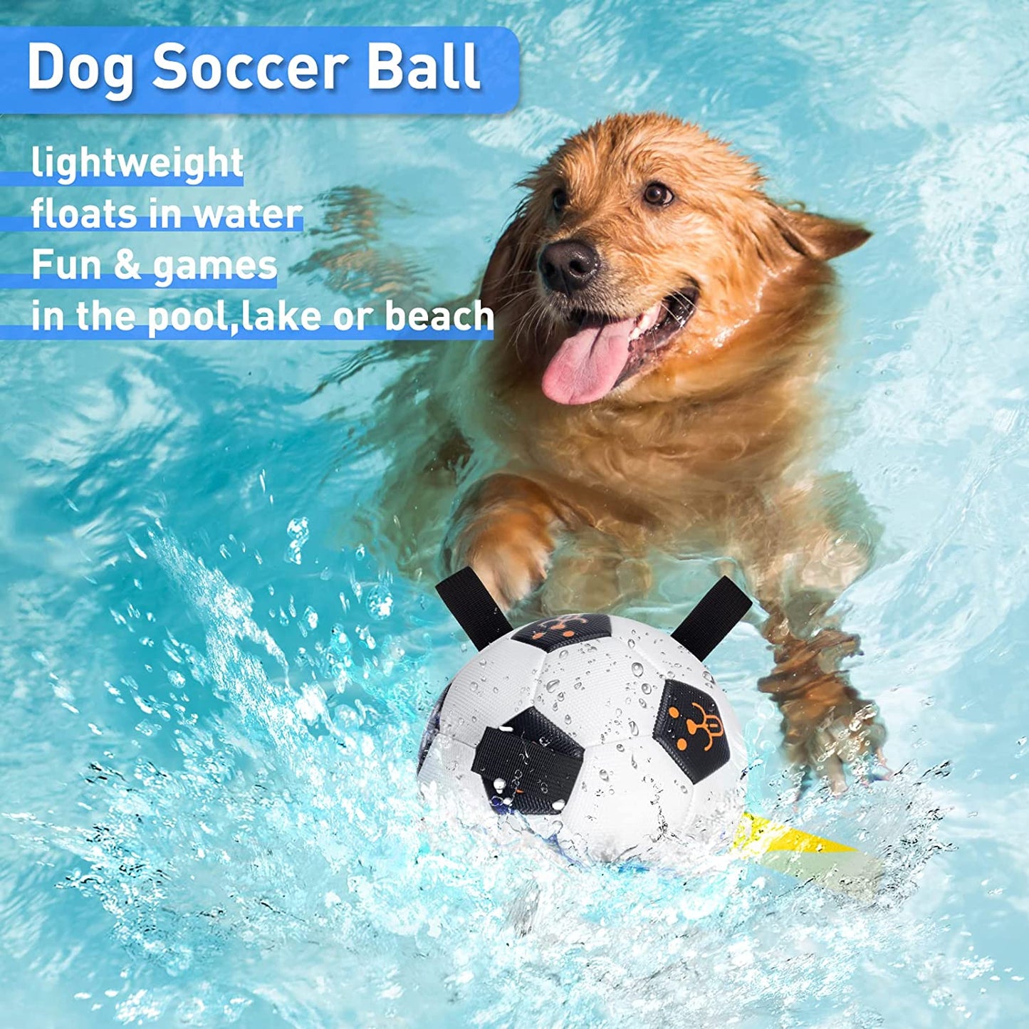 Interactive Outdoor Dog Soccer Ball