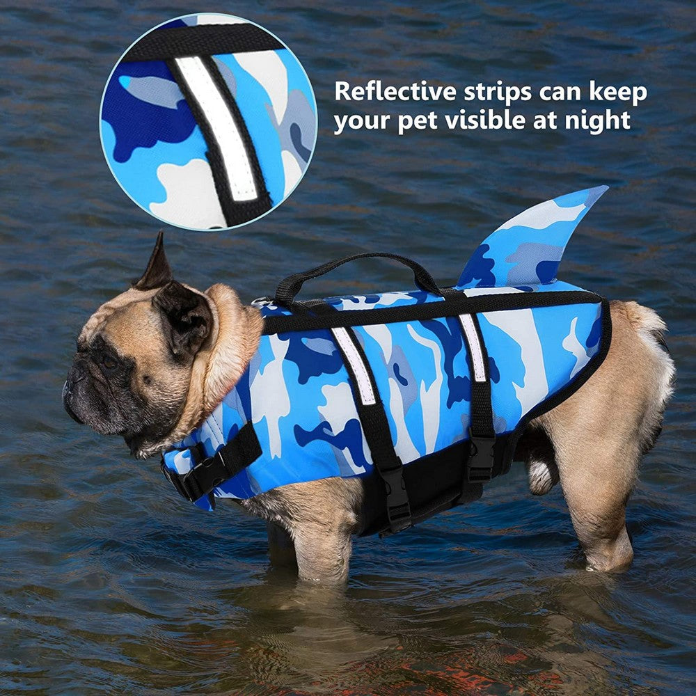 Camouflage Shark Dog Life Jacket