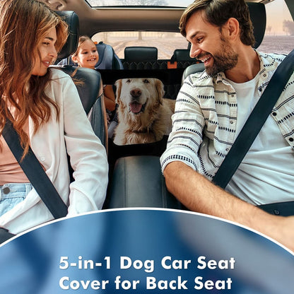 5 In 1 Dog Car Seat Cover