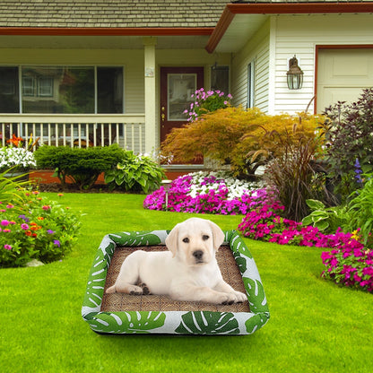 Bamboo Rattan Dog Cooling Bed