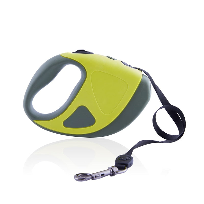 Bright LED Flashlight Retractable Dog Leash