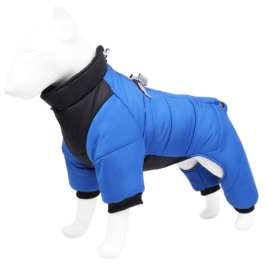 Reflective Dog Coat With Leash Ring