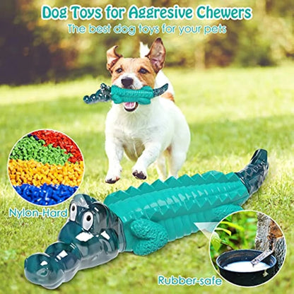 Aggressive Chewers Crocodile Dog Toy