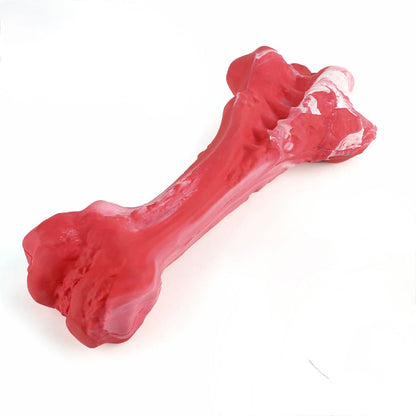 Squeaky Tough Dog Bone Chew Toy