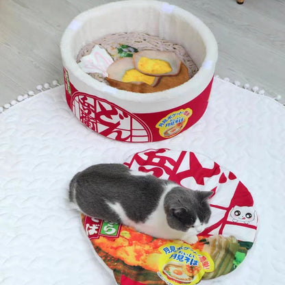 Japanese Ramen Funny Dog Bed