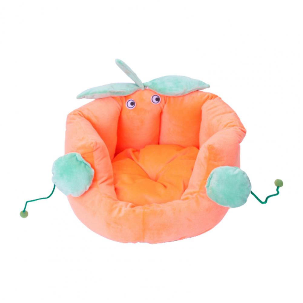 Cartoon Pumpkin Shape Pet Bed