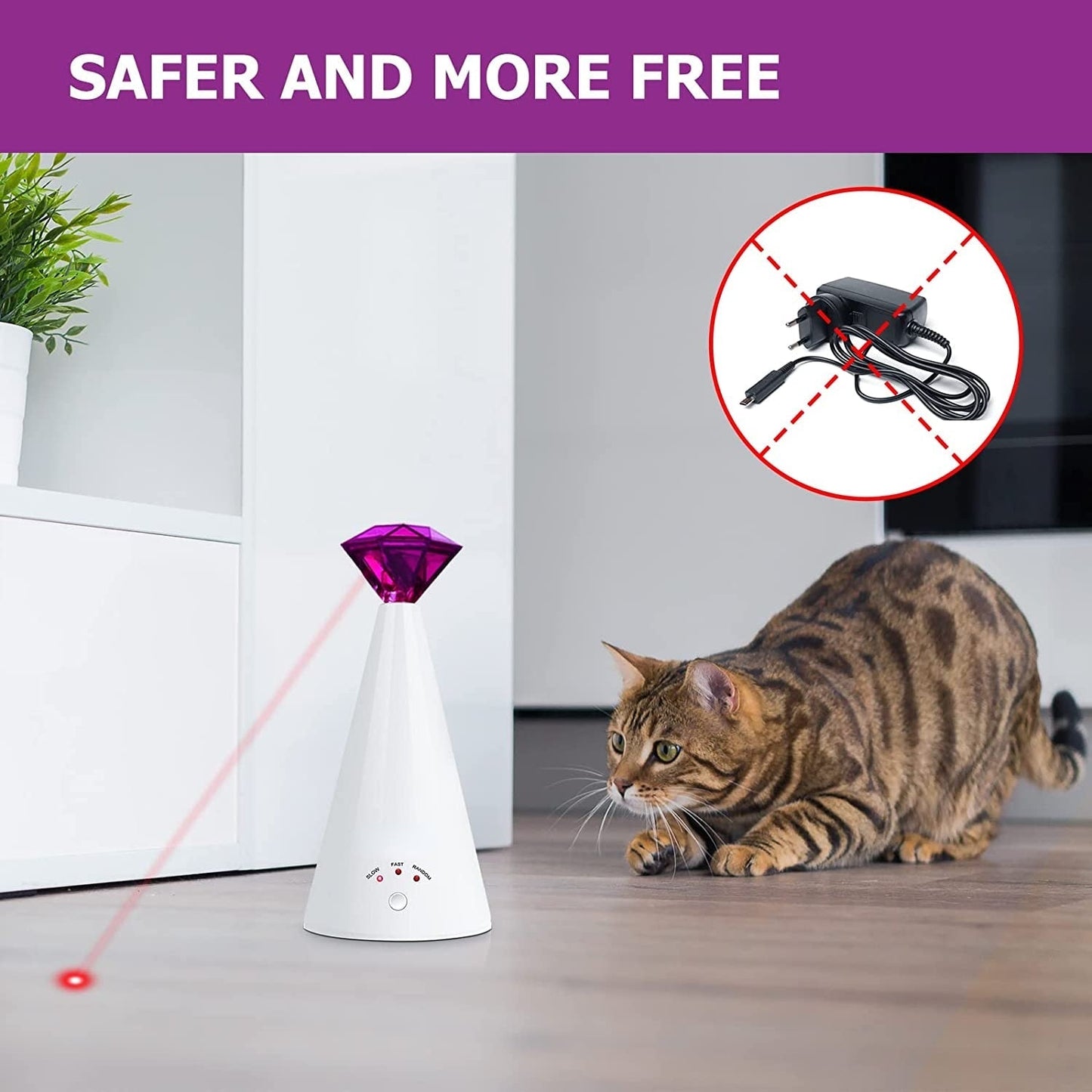 Automatic Interactive Cat Laser Toys