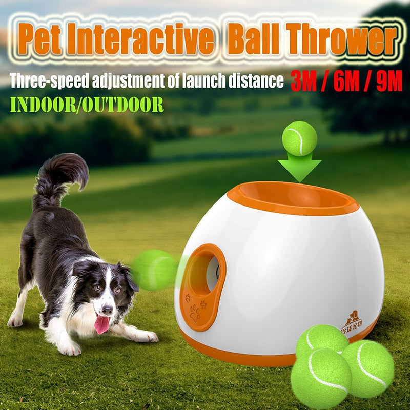 Dog Tennis Ball Launcher Machine