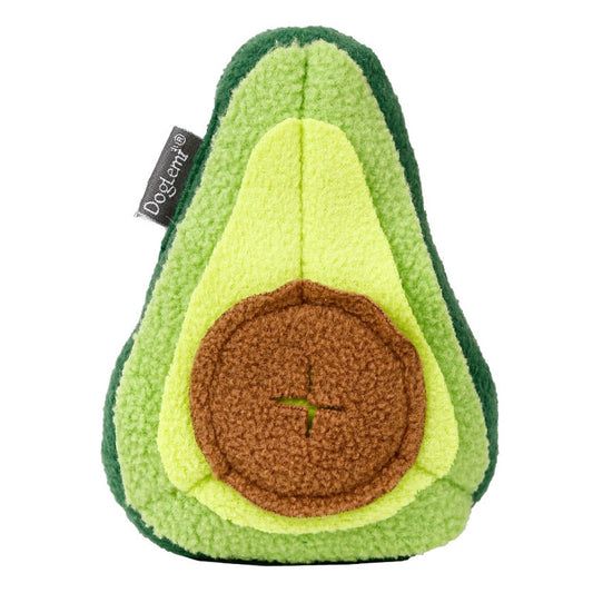 Squeaky Avocado Dog Puzzle Toys