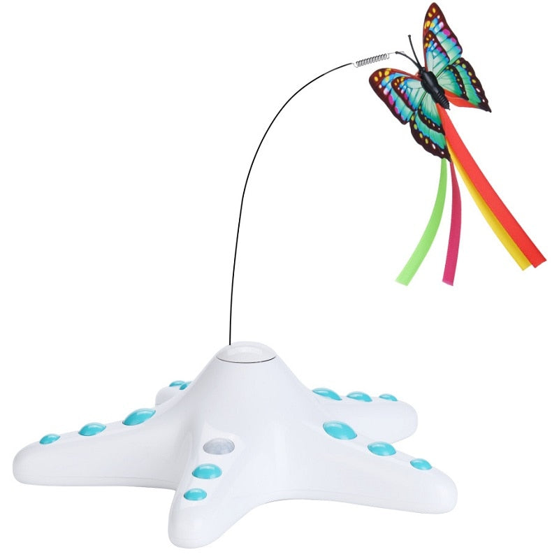 Smart Automatic Funny Butterfly Cat Toy