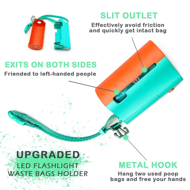 Premium LED Dog Poop Bag Holder