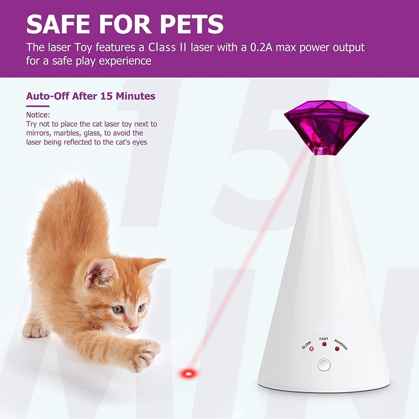 Automatic Interactive Cat Laser Toys