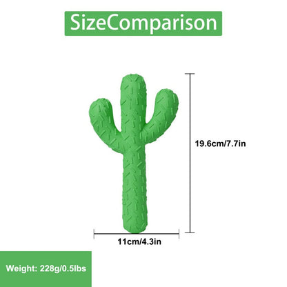 Durable Green Cactus Dog Chew Toys