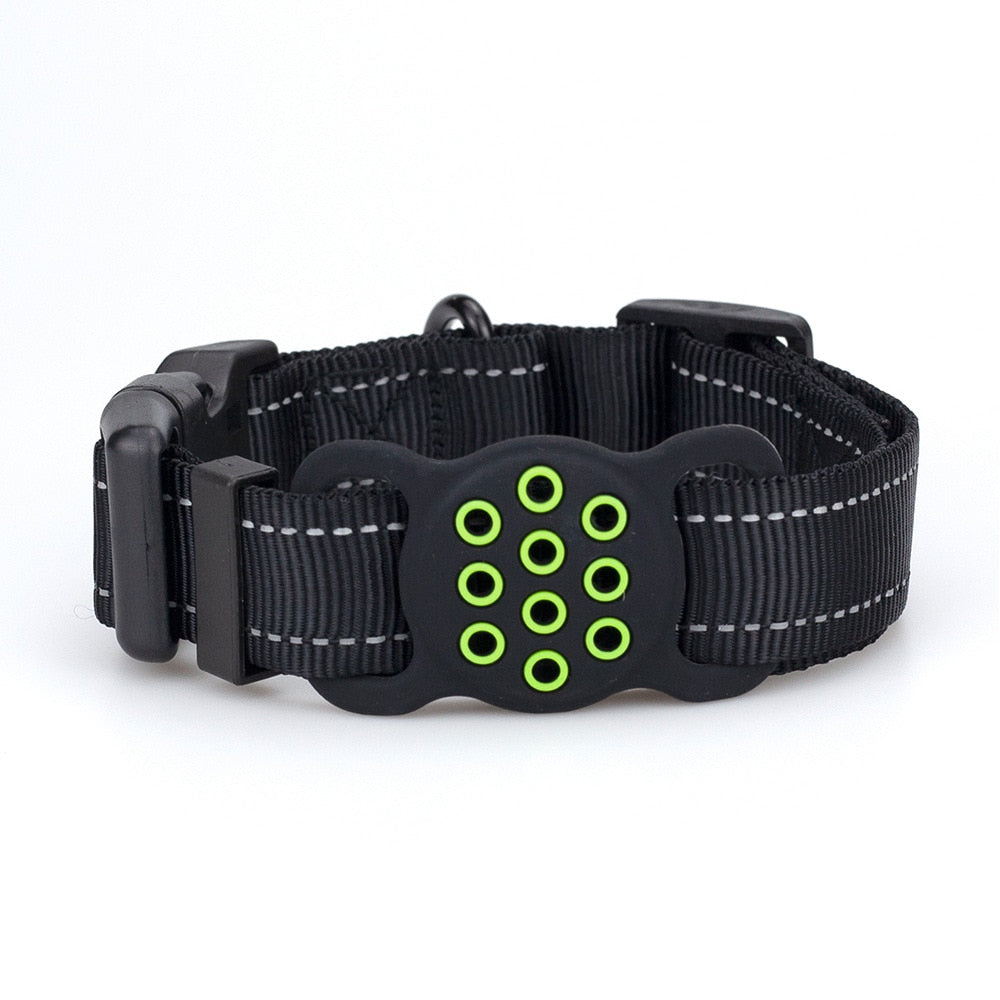 Reflective Air Tag Holder Dog Collar