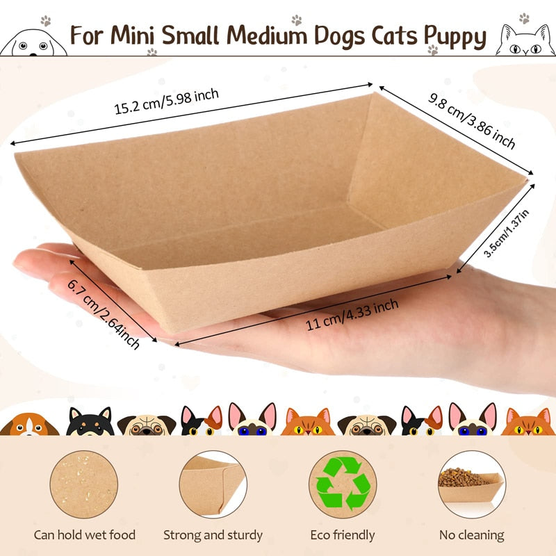 Disposable Dog Feeder Bowl