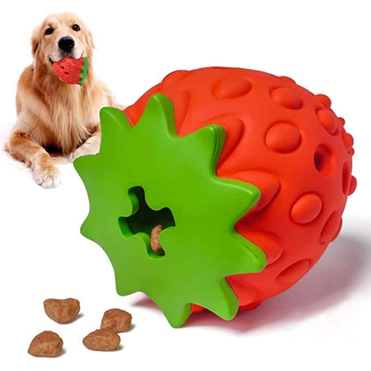 Indestructible Strawberry Dogs Chew Toys