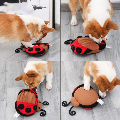 Cute Ladybug Dog Snuffle Toy