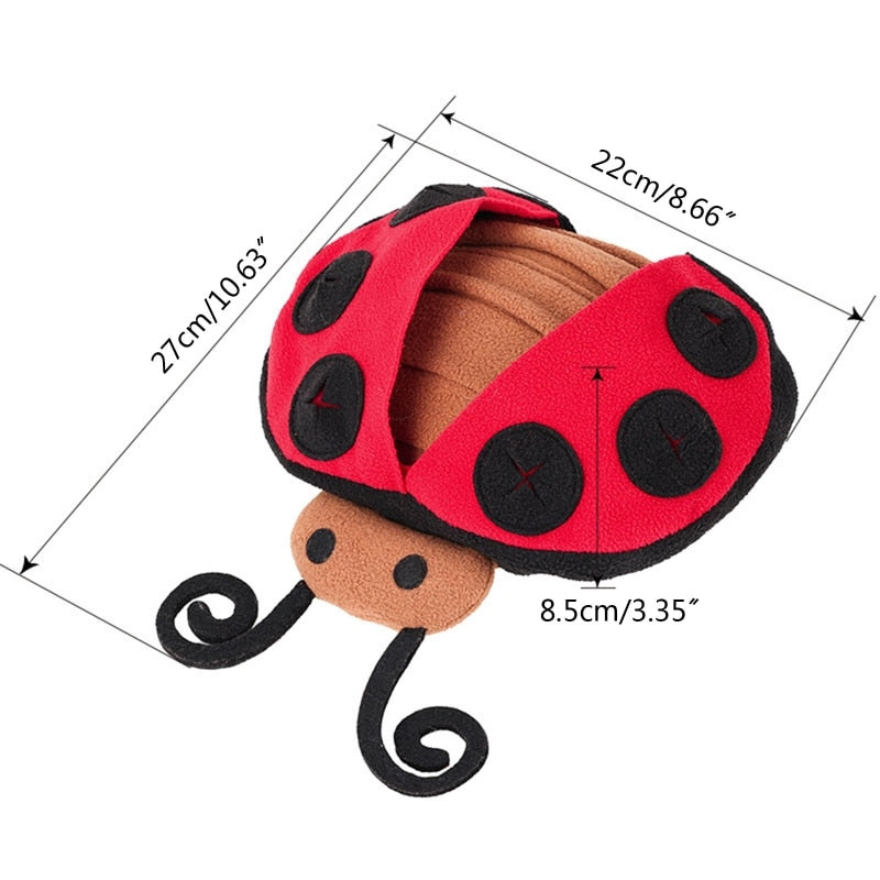 Cute Ladybug Dog Snuffle Toy