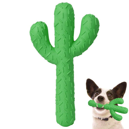 Durable Green Cactus Dog Chew Toys