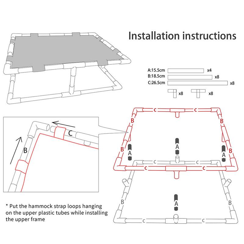 Pet Elevated Canvas Bed