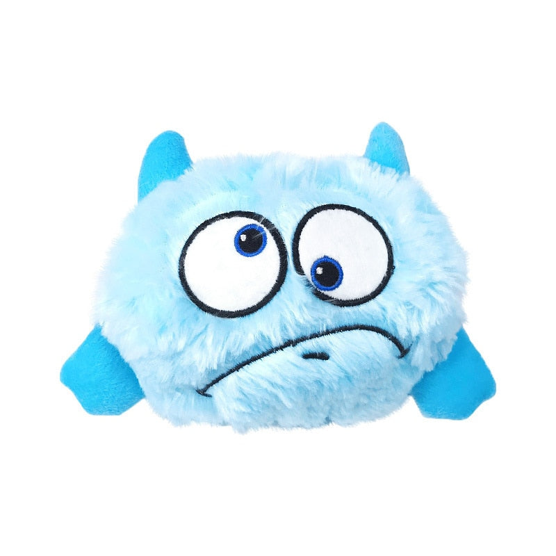 Monster Plush Dog Giggle Ball