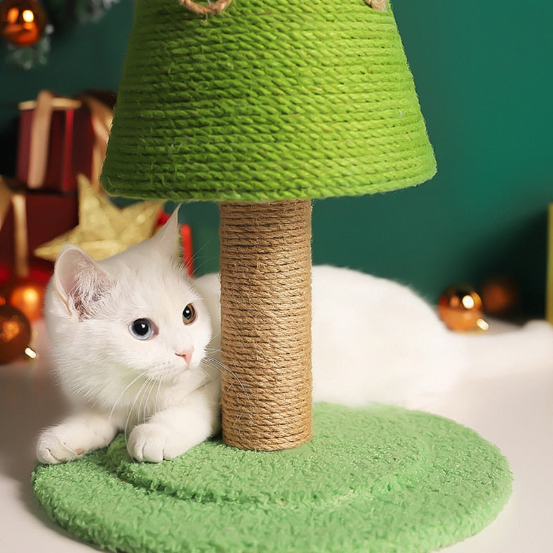 Christmas Tree Cat Scratching Frame