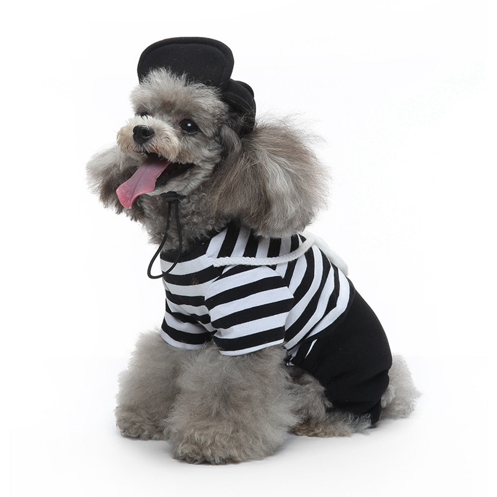 Funny Thief Cosplay Dog Costumes