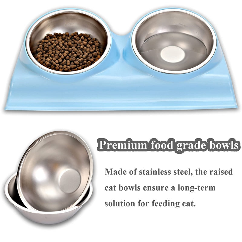 Cervical Protection 15° Tiled Dog Bowl