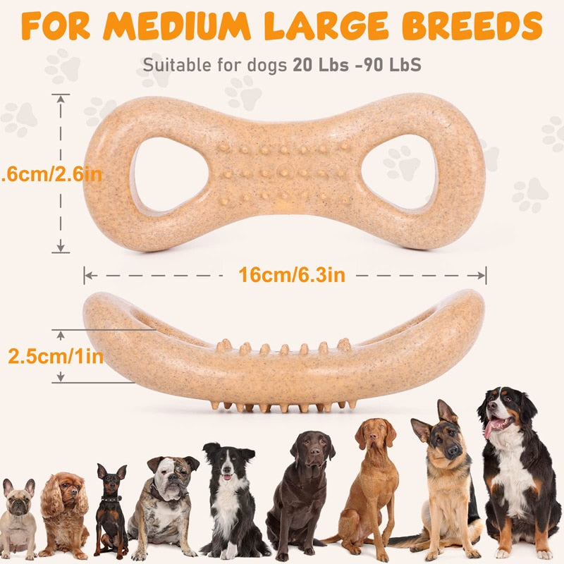 Wood Chips Durable Dog Chew Toy