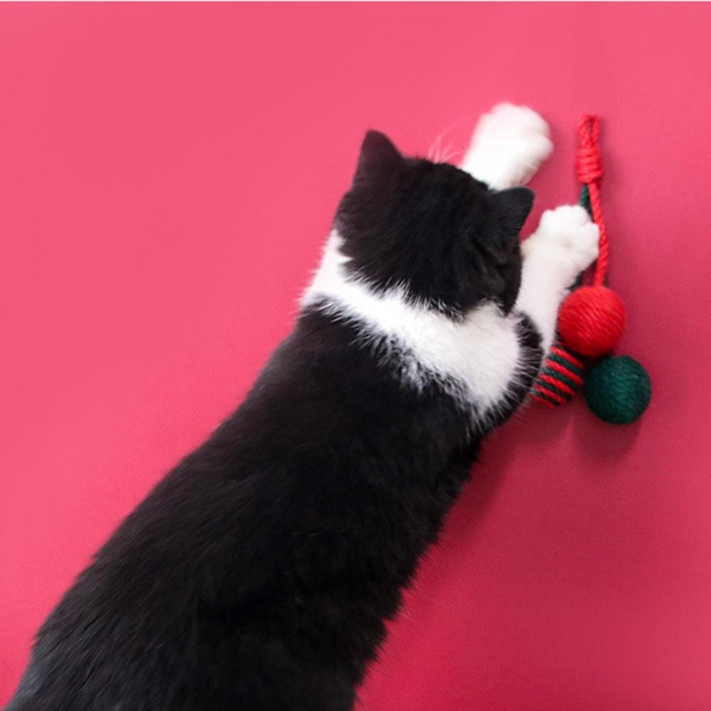 Cute Pet Cat Sisal Scratcher Toy