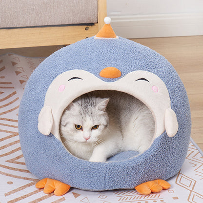 Cute Cartoon Penguin Pet Bed