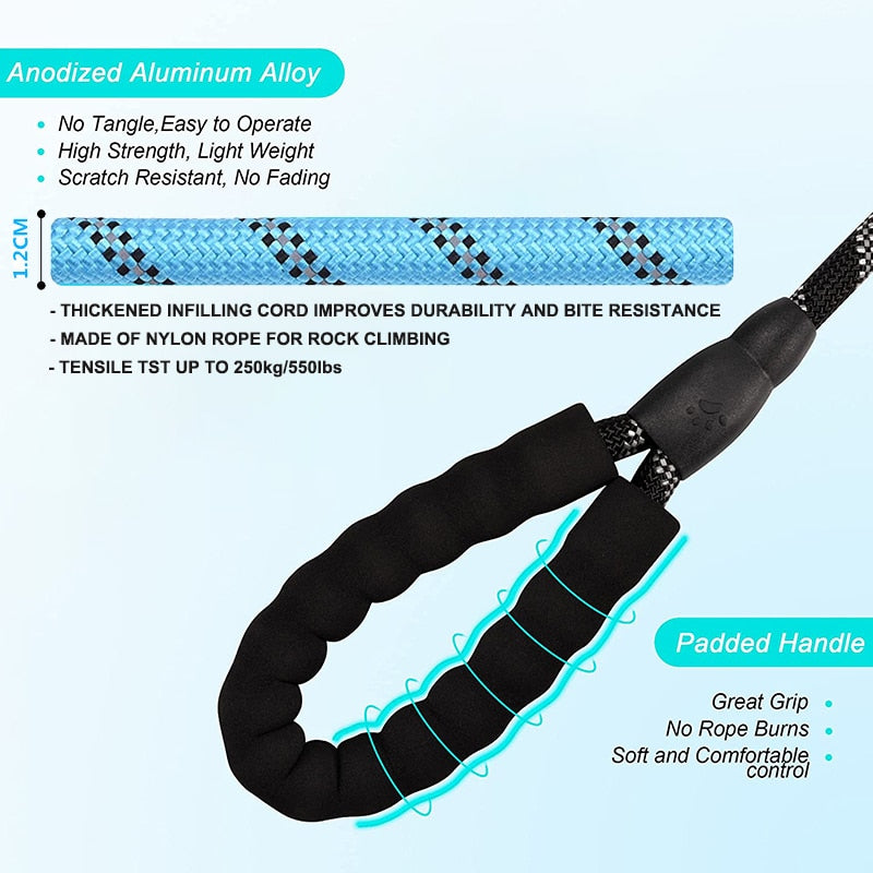 Climbing Carabiner Heavy Duty Dog Leash