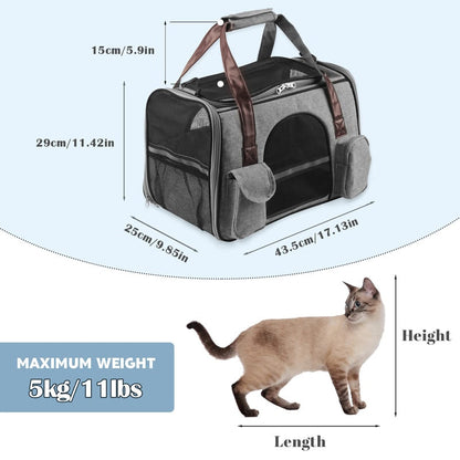 Collapsible Padded Handle Pet Carrier