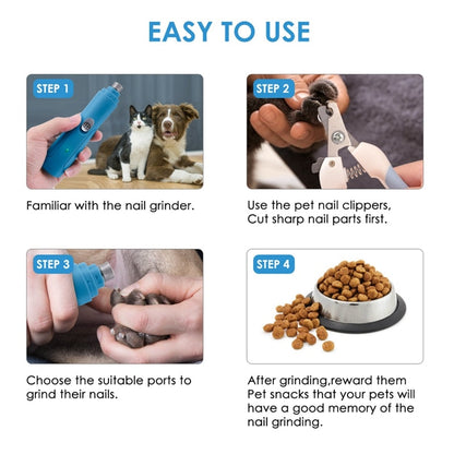 Rechargeable USB Pet Nail Grinder