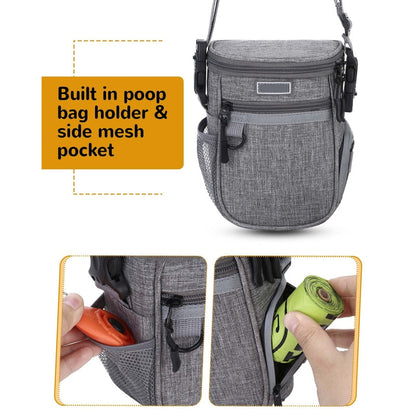 4 Zippered Pocket Dog Treat Bag