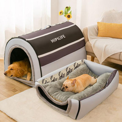 Thick Flannel Pet Dog Tent House