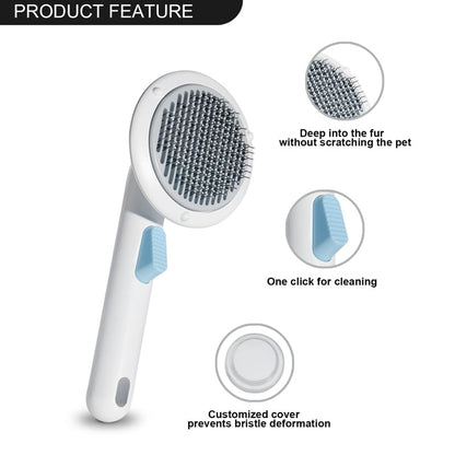Self Cleaning Dog Grooming Brush