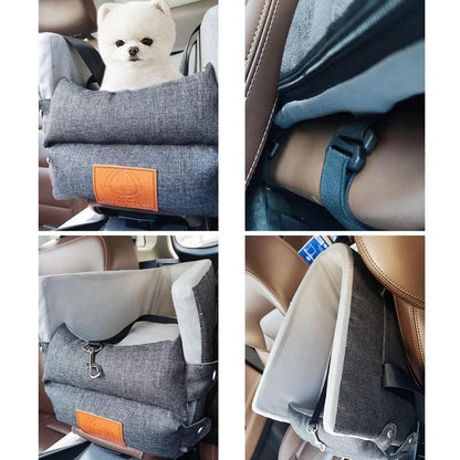 Bucket Elevated Dog Car Seat Console