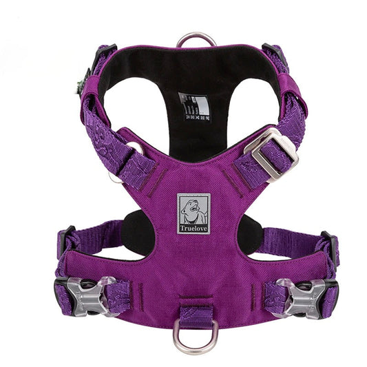 Suede Leather No Pull Dog Harness