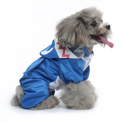 Shark Style Dog Raincoat