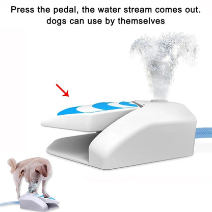 Step On Pet Dog Water Feeder