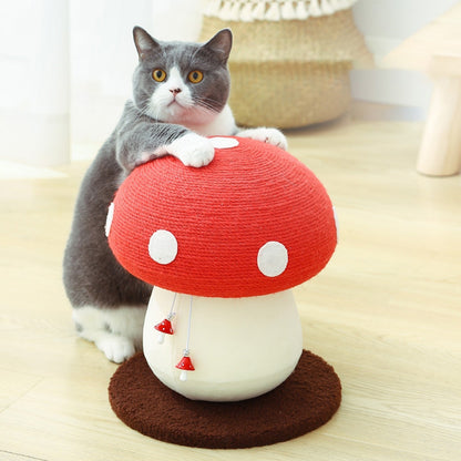 Mushroom Shape Cat Scratcher