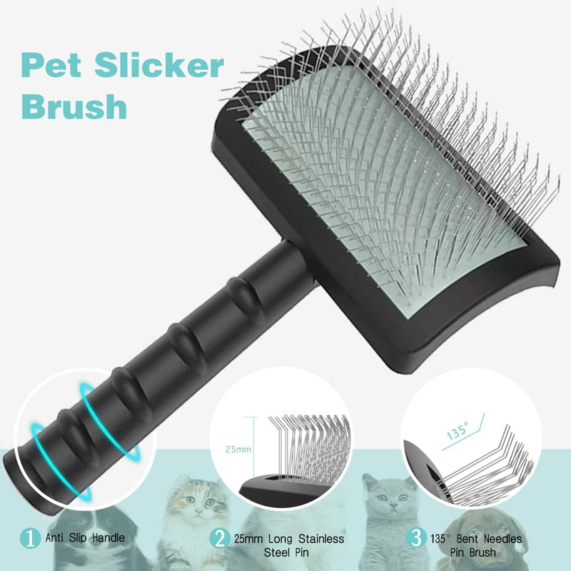 Long Wire Pin Dog Slicker Brush