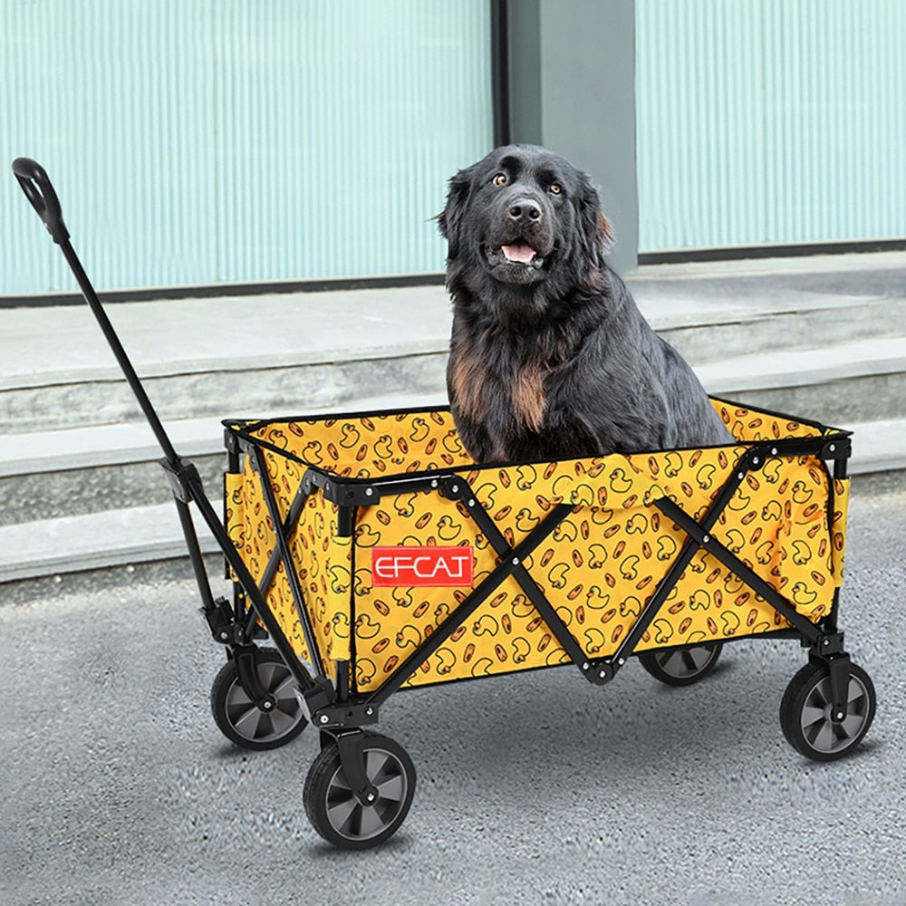 Outdoor Foldable Large Dog Trolley