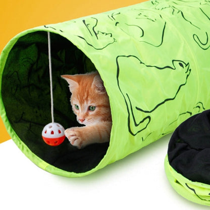 Collapsible Cute Cat Tunnel Tube