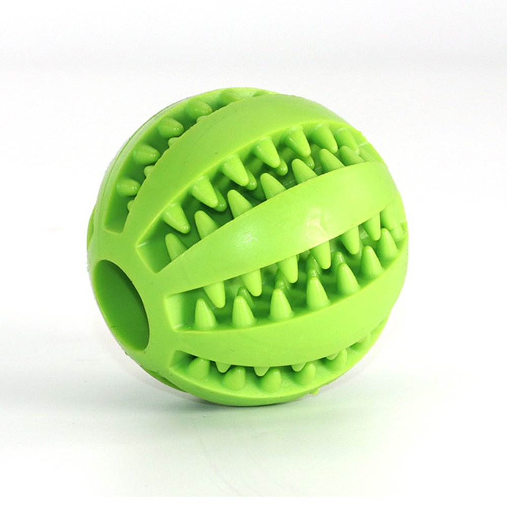 Interactive Rubber Dog Food Ball