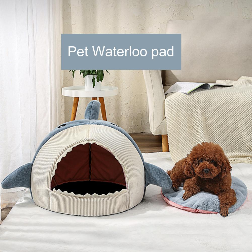 Cute Cartoon Shark Pet Bed