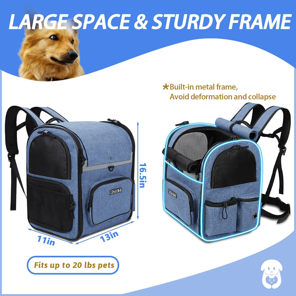 Sturdy Frame Dog Carrier Bag